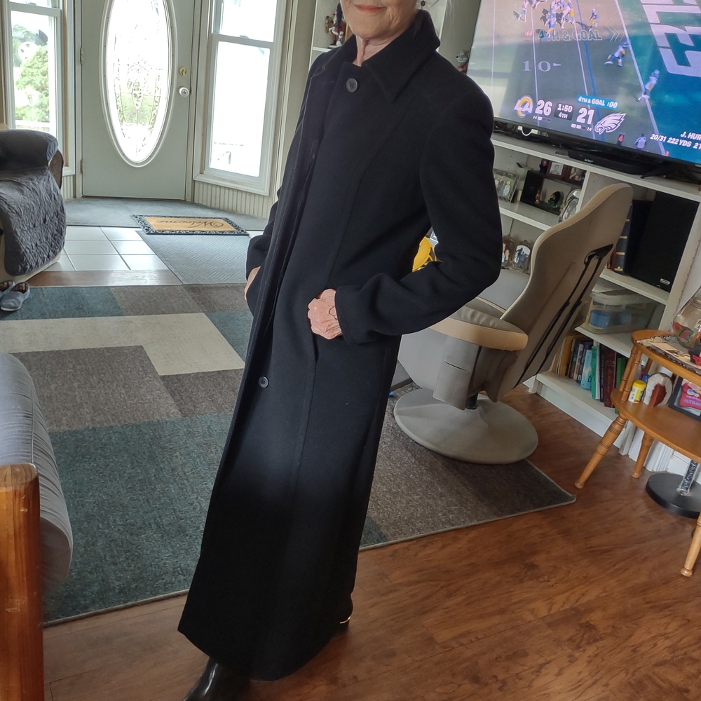 Per Una Black Long Coat
